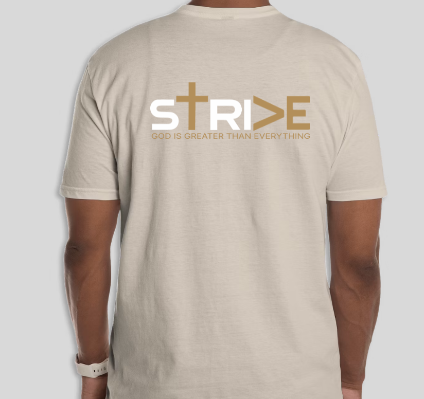 Style 2 — Symbol Front / STRIVE Back Sand back